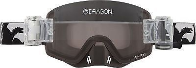 Nfxs goggles dragon black w/clear rapid roll lens 722-1731