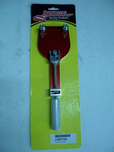 Longacre 77750 billet oil filter cutter parting tool drag racing fram k&amp;n wix