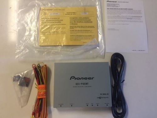 Pioneer gex-p10xmt xm satellite digital data and audio receiver   new