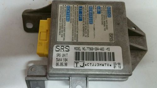 98 99 air bag srs module computer 98 99 honda accord oem 77960-584-a83-m3 oem