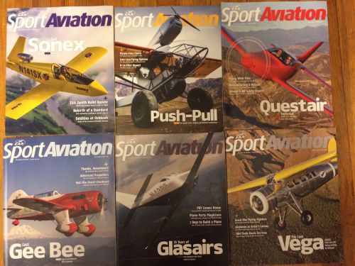 Lot 12 - complete year 2014 sport aviation eaa excellent condition