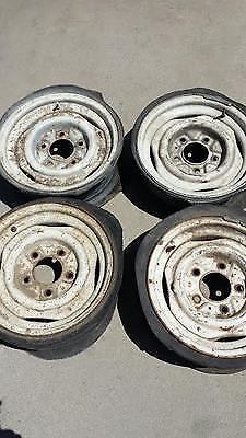 15&#034; ford pickup truck wheels f100 1970 1966 jalopy rat rod smoothie flathead kh