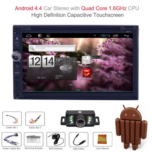 Gps navi 2din car stereo in dash cd dvd player 3g wifi bluetooth ipod sd +camera