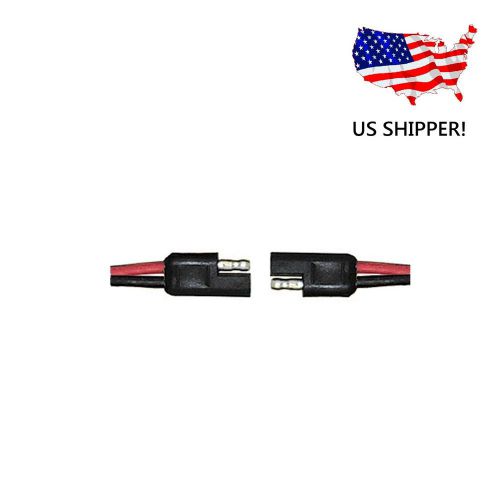 12 ga 12" quick disconnect polarized inline power cable wire harness