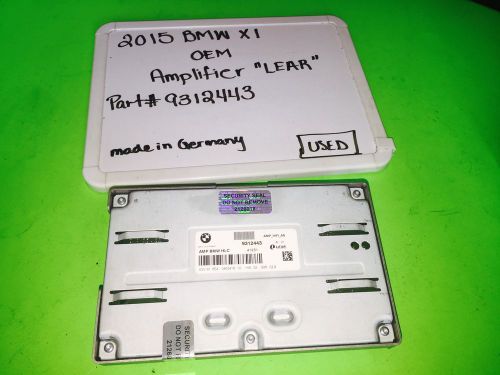 2015 bmw x1 oem amplifier with bracket " lear" part# 9312443