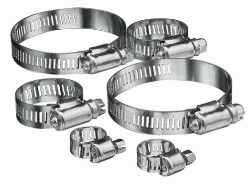 6 premium durable strong hose clamps - small &amp; large for auto-car-truck-home