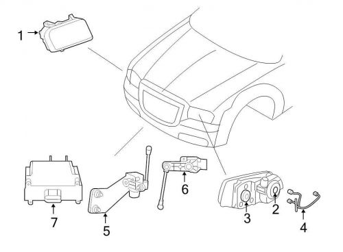 Chrysler oem  headlight wiring harness 05139054aa image 4