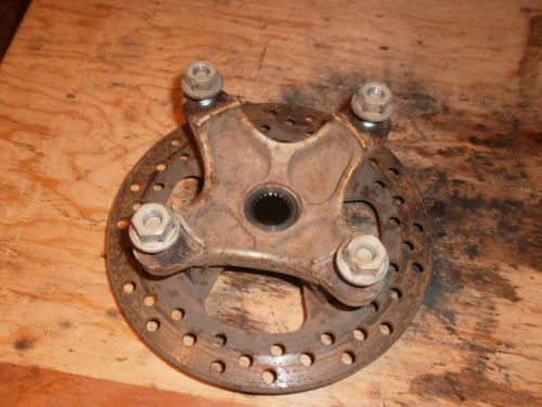 2003 kawasaki prairie 650 v2 front hub studs nuts brake rotor 02