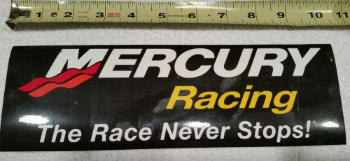 Mercury racing decal offshore boat race cigarette apba sbi sticker
