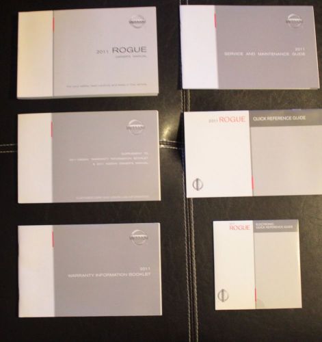 2011 nissan rogue owners manual set new free shipping