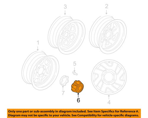 Mitsubishi oem 97-03 montero sport wheels-center cap mr150558