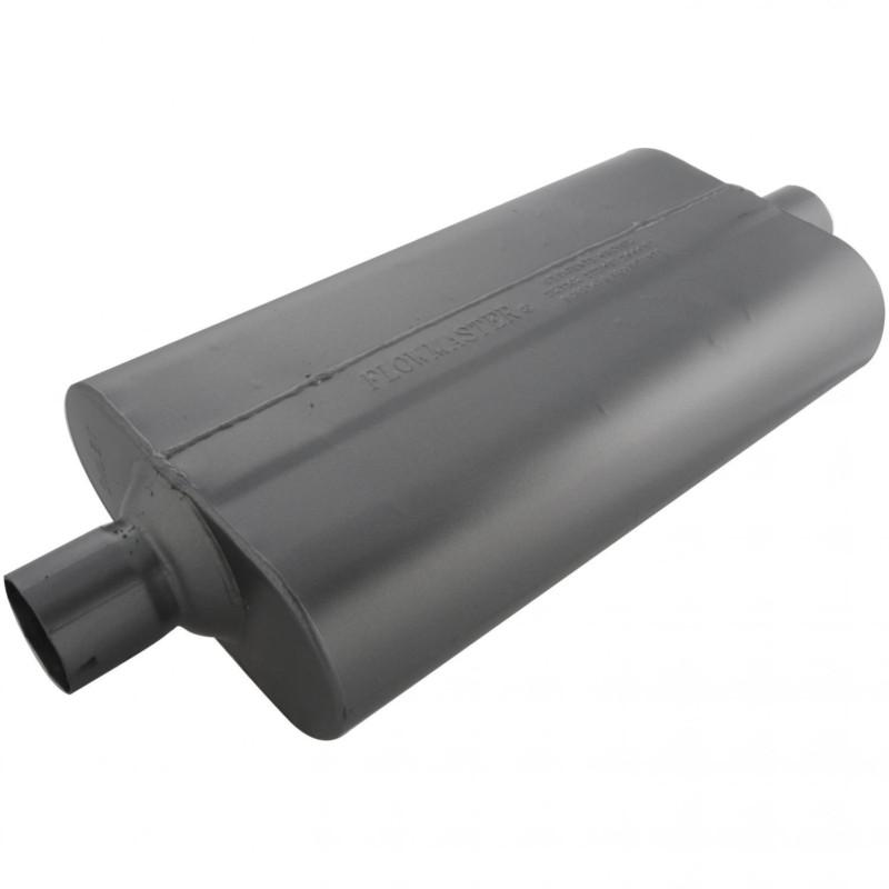 Flowmaster 50 delta muffler 409s - 2.25 center in / 2.25 center out - moderate
