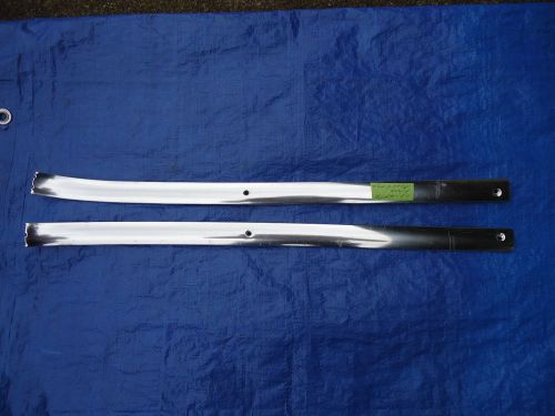1962-64 chevrolet impala ss  visor mouldings