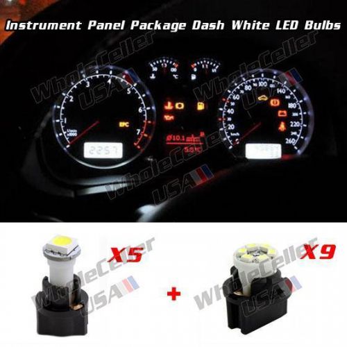 Super white led 12v bulbs kit for 88-91 toyota corolla instrument cluster