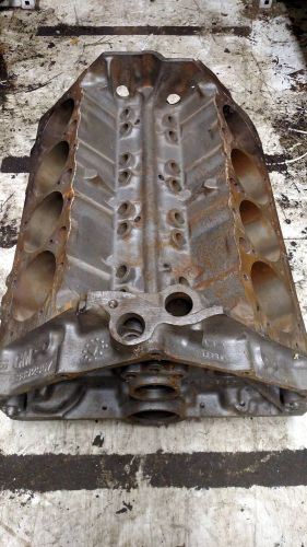 1967 corvette 3892657 bare block, w/original numbers on pad