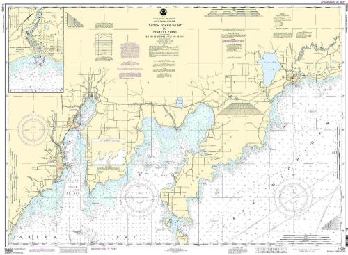 Noaa chart dutch johns point to fishery 18th edition 14908