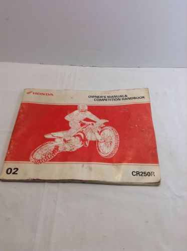 Pre-owned factory owner's manual 2005 honda cr250r competition handbook japan