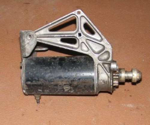 I2w1224 1963 evinrude 40373d 40 hp starter motor and bracket pn 0379091