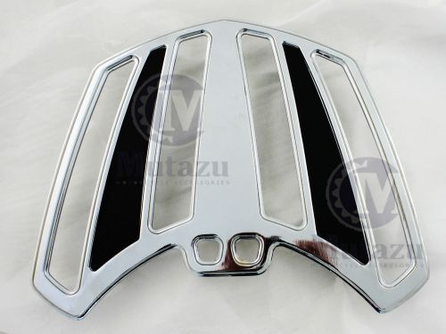 Mutazu chrome luggage rack top rail for victory cross country road trunk