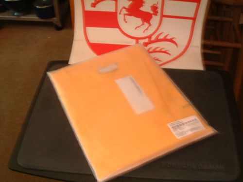 Porsche design nos men's basic yellow t-shirt usa size m/euro size l. nibwt!