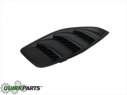 13-16 jeep wrangler rubicon front hood left side air inlet bezel oem new mopar