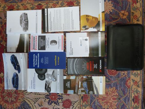 2014 subaru legacy/outback owners manuals