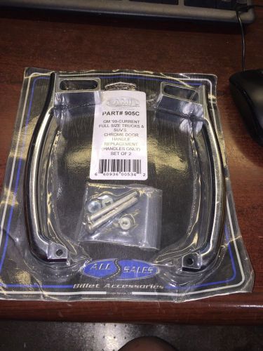 Ami 905c - chrome plain handles only 99-07 gm truckaluminum replacement - pair