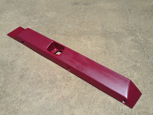 Vintage 1972-1979 lincoln iv,mark v passenger side armrest panel in red