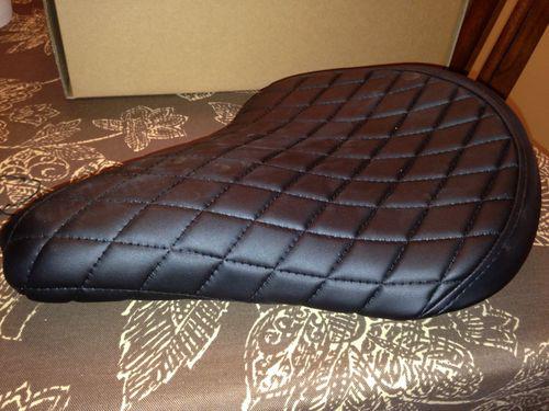 Biltwell diamond solo seat solo saddle seat harley chopper bobber triumph