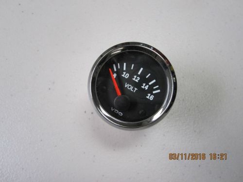 New chrome vdo volt meter with light