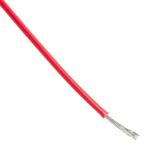 New 20 awg red pvc insulated stranded 300 volt hook-up wire  200 ft