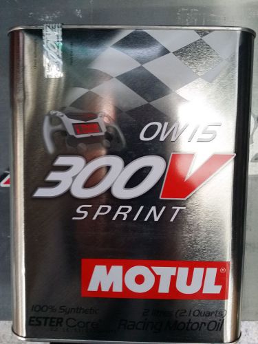 104238 motul 300v 0w-15 "sprint" engine oil 2 liter can                     (nf)