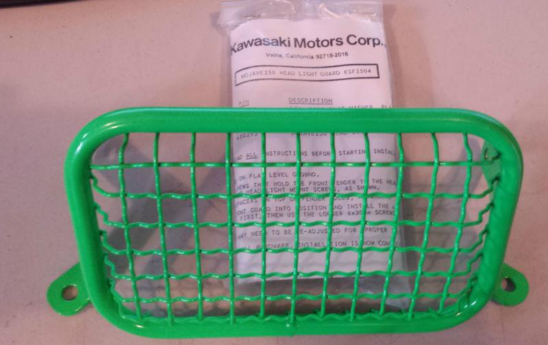 New kawasaki ke3 ksf2504g headlight guard 250 mojave green all mojaves