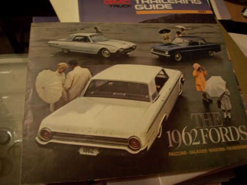 1962 ford full line      brochure