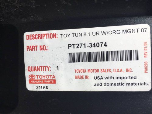 Oem factory new genuine toyota tundra pt271-34074 bed liner bedliner