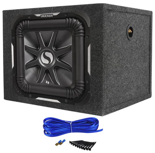 Kicker 11 s15l7-2 15" 2000w solo baric l7 subwoofer + sealed sub box enclosure