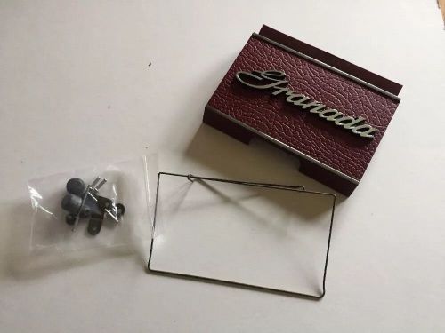 1975 &amp; up ford granada fuel filler door red maroon