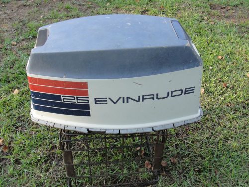 Evinrude 25 hp outboard top cowling engine cover 1973