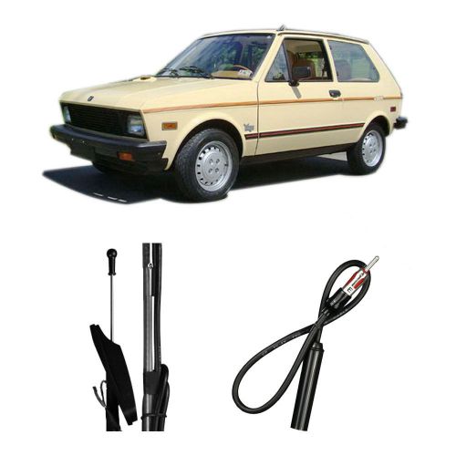 Yugo gv/gvx 1986-1990 factory oem replacement radio stereo custom antenna mast