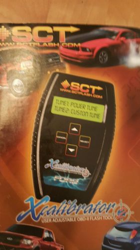 Sct xcalibrator 2 obd-ii flash tool in box ford new