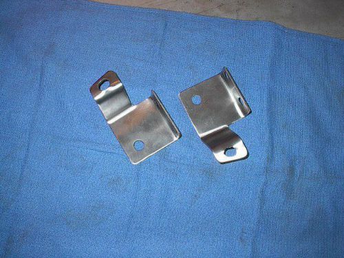 Triumph tr7 or tr8 stainless steel fog lamp brackets