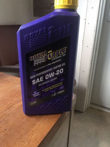 New royal purple sae 0w-20 1qt