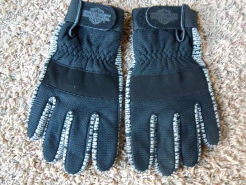 Harley-davidson leather lightweight xl black gloves
