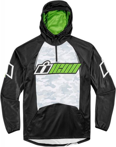 Icon  hoody single stack grn lg