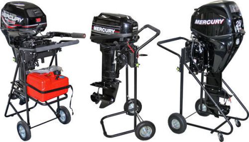 Boat marine folding outboard motor stand cart - max cap 85lbs