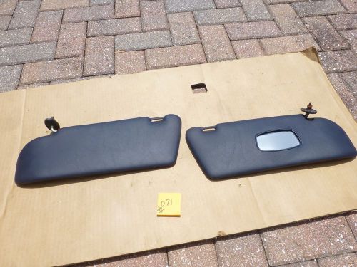 1977-1985 mercedes w123 coupe 2-door oem sun visors color blue   #071