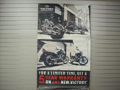 Victory motorcycle banner
