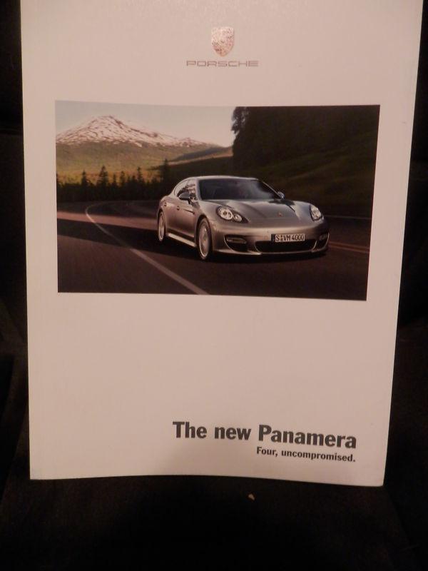 2009 porsche panamera deluxe large brochure!