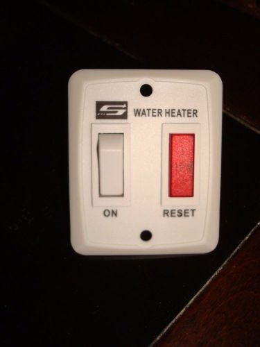 Rv suburban water heater switch with red indicator light