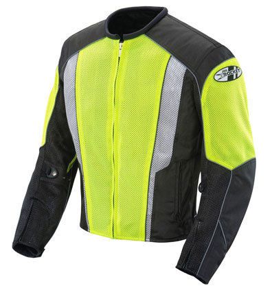 Joe rocket phoenix 5.0 mesh motorcycle jacket hivis/black (select size)